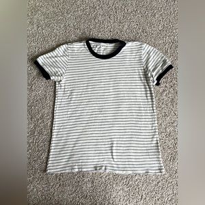 Whimsy + Row Striped Short-sleeve Shirt - L